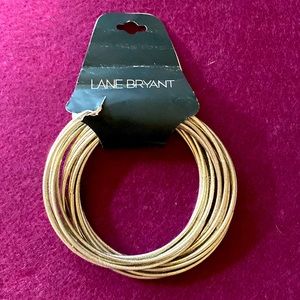 Bracelet, with 16 bangles from Lane Bryant.